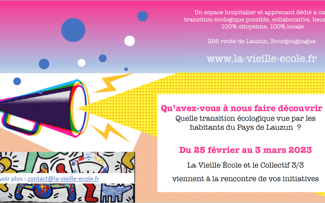 Qu&rsquo;avez-vous avez à nous faire découvrir ?