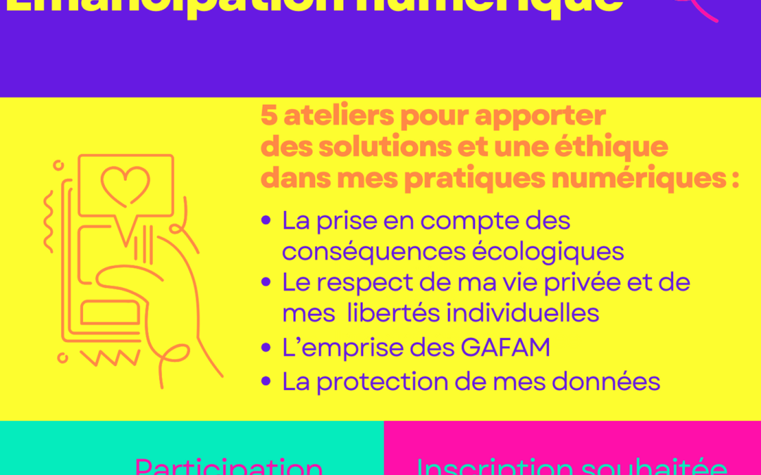 Cycle d’ateliers d&rsquo;émancipation numérique